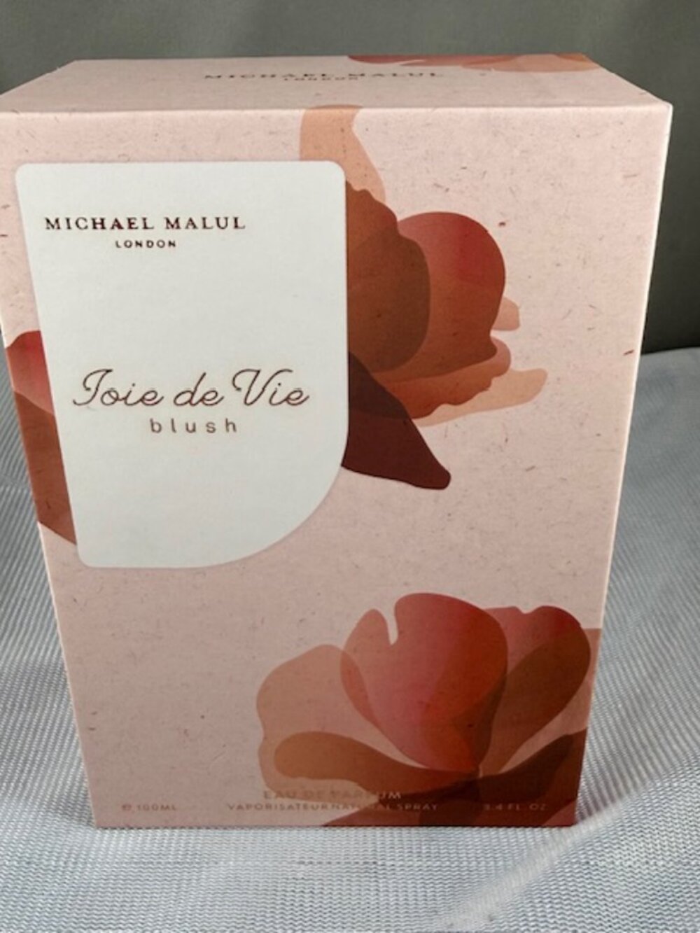 Michael Malul Joie De Vie Blush EDP Spray for Women 3.4oz New Sealed Box $130